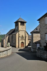 Fototapeta na wymiar Eglise de Saint-Hilaire-Peyroux