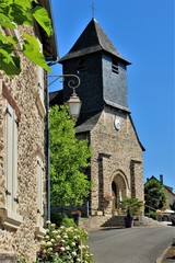 Fototapeta na wymiar Eglise de Venarsal (Corrèze)