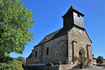 Fototapeta premium Eglise de Venarsal (Corrèze)