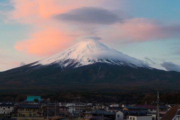 Mountain Fuji in Japan.