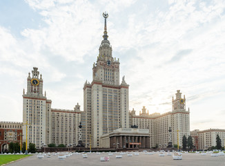 Naklejka premium Lomonosov Moscow State University, Moskwa, Rosja