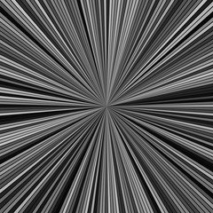 Obraz premium Grey hypnotic abstract starburst stripe background - vector exlosive illustration