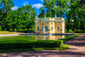 Upper Bath pavilion in the Catherine Park in Tsarskoye Selo, Pushkin, Russia