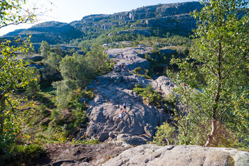 Fototapeta premium route to pulpit rock