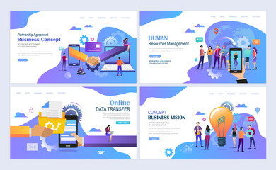 Naklejka premium Business partnership concept