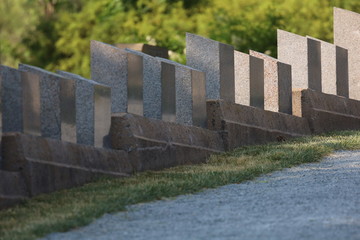 tombstones in cemetery, titanic graves, Halifax, nova scotia, no people, summer