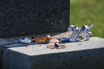 tombstones in cemetery, titanic graves, Halifax, nova scotia, no people, summer