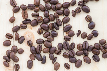 Naklejka premium Coffee beans