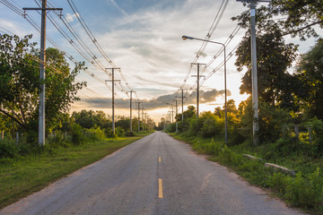 The road and power