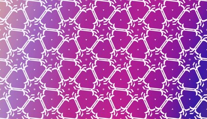 Decorative Background With Triangles. Curved Lines. Vector Illustration. Abstract Blurred Gradient Background Bright Colors.. Bright Background For Poster, Banner, Flyer