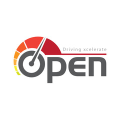 accelerate fast ride logo designs