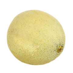 fresh cantaloup isolated on white background