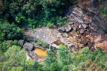 waterfall at the Blue Mountains Australia