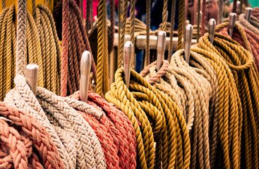 Tall Ship Nautical Ropes