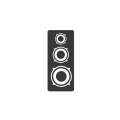 Fototapeta na wymiar Speaker icon template color editable. Sound symbol vector sign isolated on white background. Simple logo vector illustration for graphic and web design.