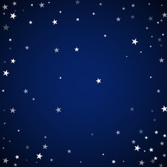 Random falling stars Christmas background. Subtle 