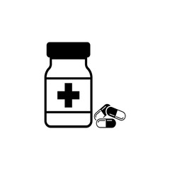 pharmaceutical icon medicine symbol vector illustration