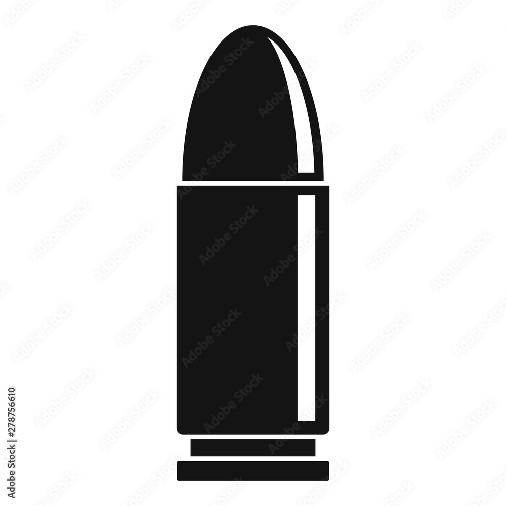 Aufkleber bullet icon. simple illustration of bullet vector icon for web design isolated on white background