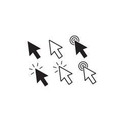 Pointer Arrow Icon Vector Illustration