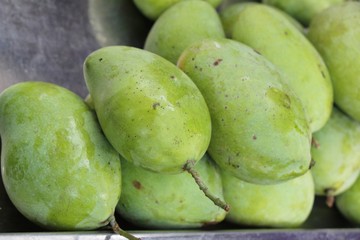 Mango fruit is delicious at street food