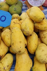 Ripe mango fruit delicious at street food