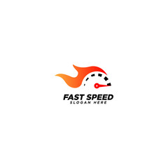 Automotive Logo, Fast Speed, Speed Logo Design Template