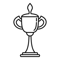 NAME icon. Outline NAME vector icon for web design isolated on white background