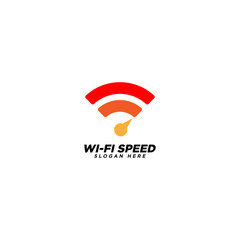 Wifi Speed Logo Design Template