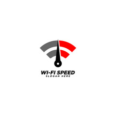 Wifi Speed Logo Design Template
