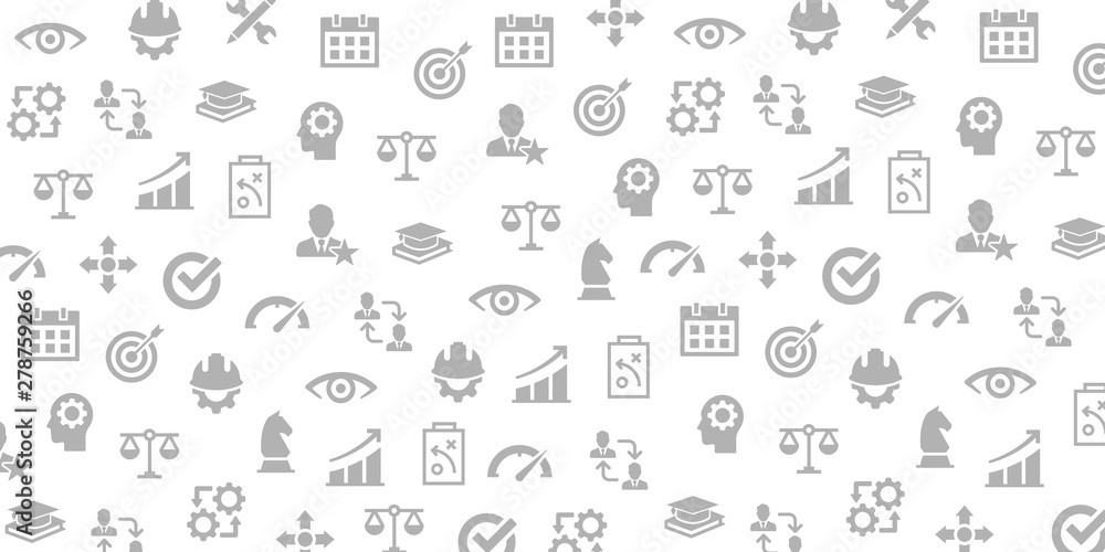 Aufkleber vector set of design templates and elements for action plan tics in trendy linear style - seamless p