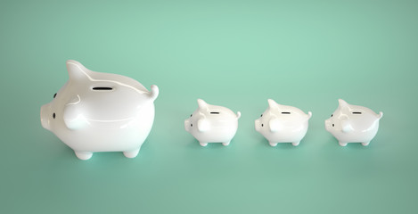 Piggy Bank save money investment