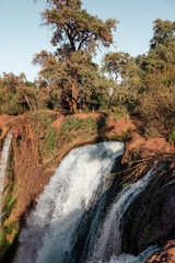 Wasserfall Ouzoud-Fälle in Marokko in Afrika
