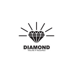 Diamond logo design vector template
