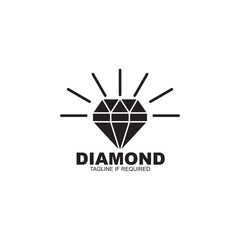 Diamond logo design vector template