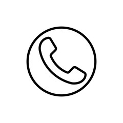 Phone, telephone icon vector symbol illustration