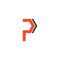 P letter logo design vector template
