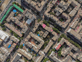 Fototapeta premium Buildings from sky
