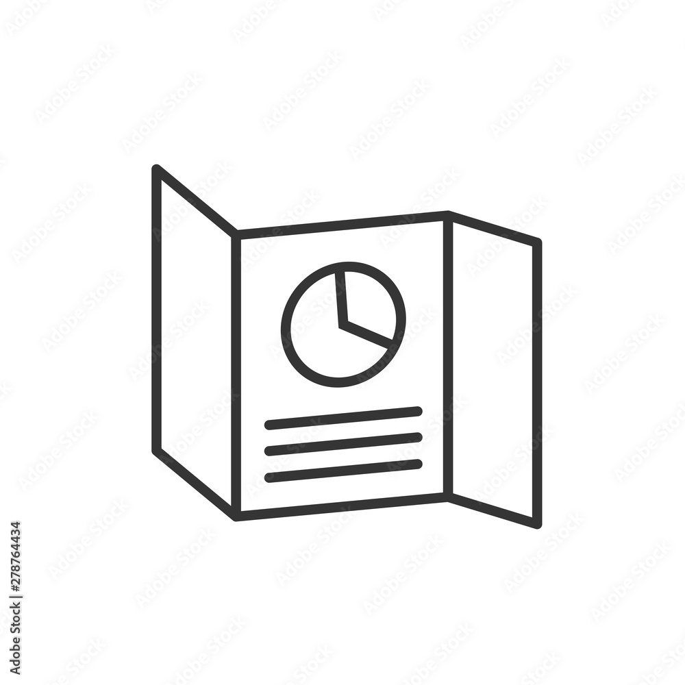 Aufkleber flyer icon template color editable. brochure symbol vector sign isolated on white background. simple
