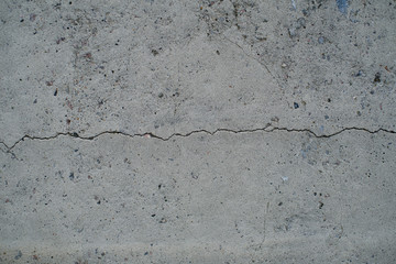 Old big wall with cracks