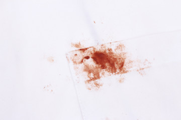 dirty stain on cloth for cleaning concept