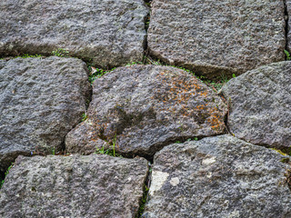 Abstract nature background of grids pattern of stone or rock texture.