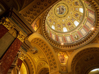 St. Stephen's Basilica in Budapest, Hungary.