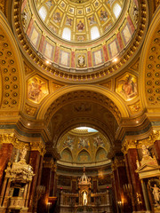 Obraz premium St. Stephen's Basilica in Budapest, Hungary.