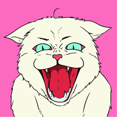 illustration of a cat