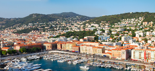 Fototapeta na wymiar port of Nice