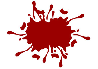 abstract Vector splatter red color background. illustration vector design