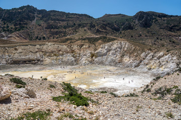 The Nisyros volcano.