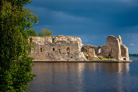 Ruins in Koknese.