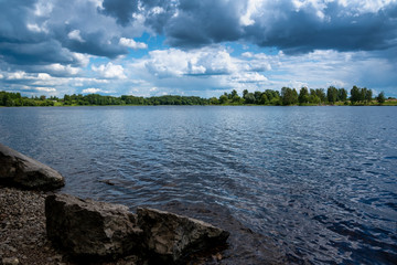 Landscape of river Daugava.