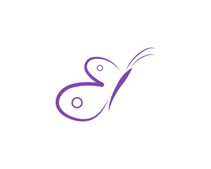 Beauty Butterfly Logo Template Vector icon design